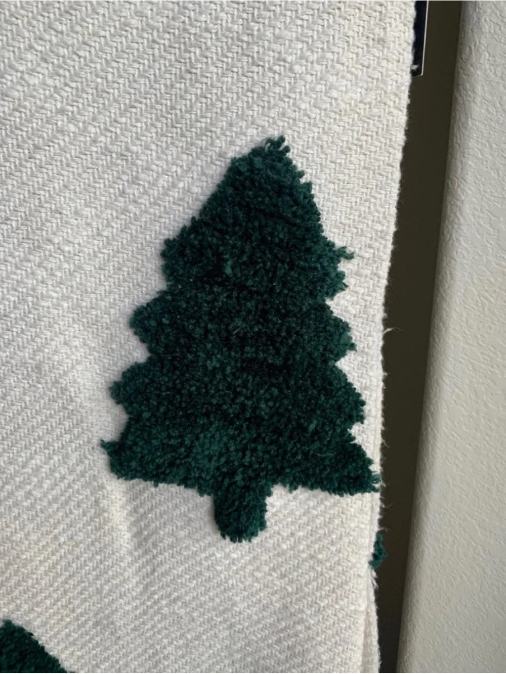 Rachel Zoe Tree Decorative Throw Blanket w/ Tassels  50” inches x 60” inches